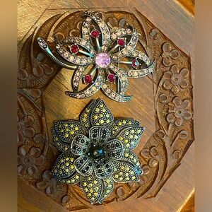 2 Brooch Bundle